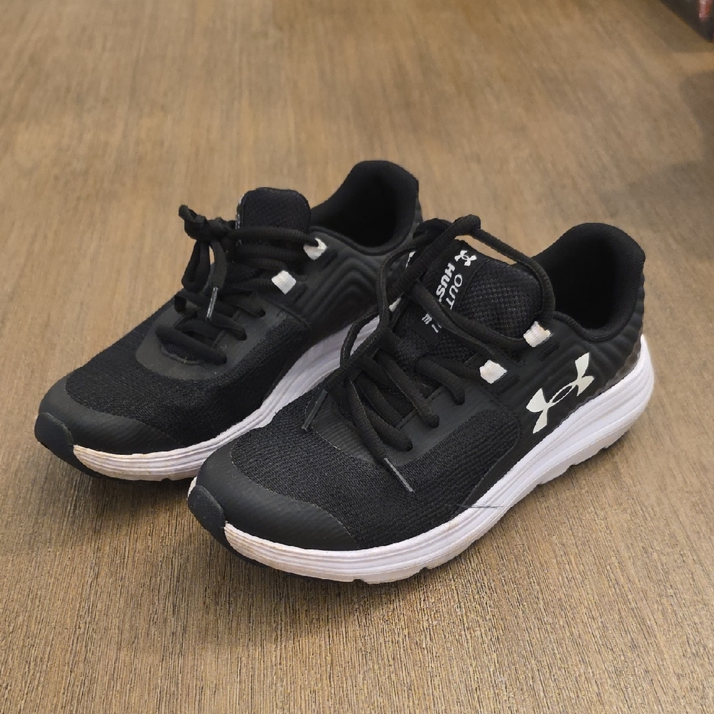 Under Armour Black and White Athletic Sneakers